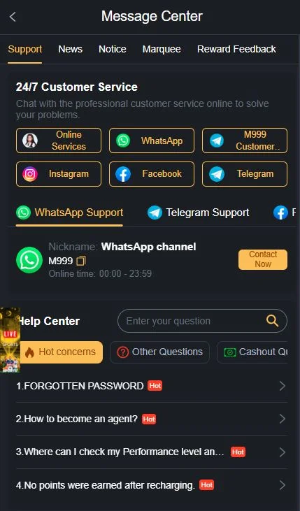 m999 support